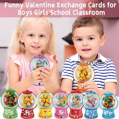 18 Pack Candy Cards with Plastic Domes Valentines Greeting Cards DIY Craft Treat Holder