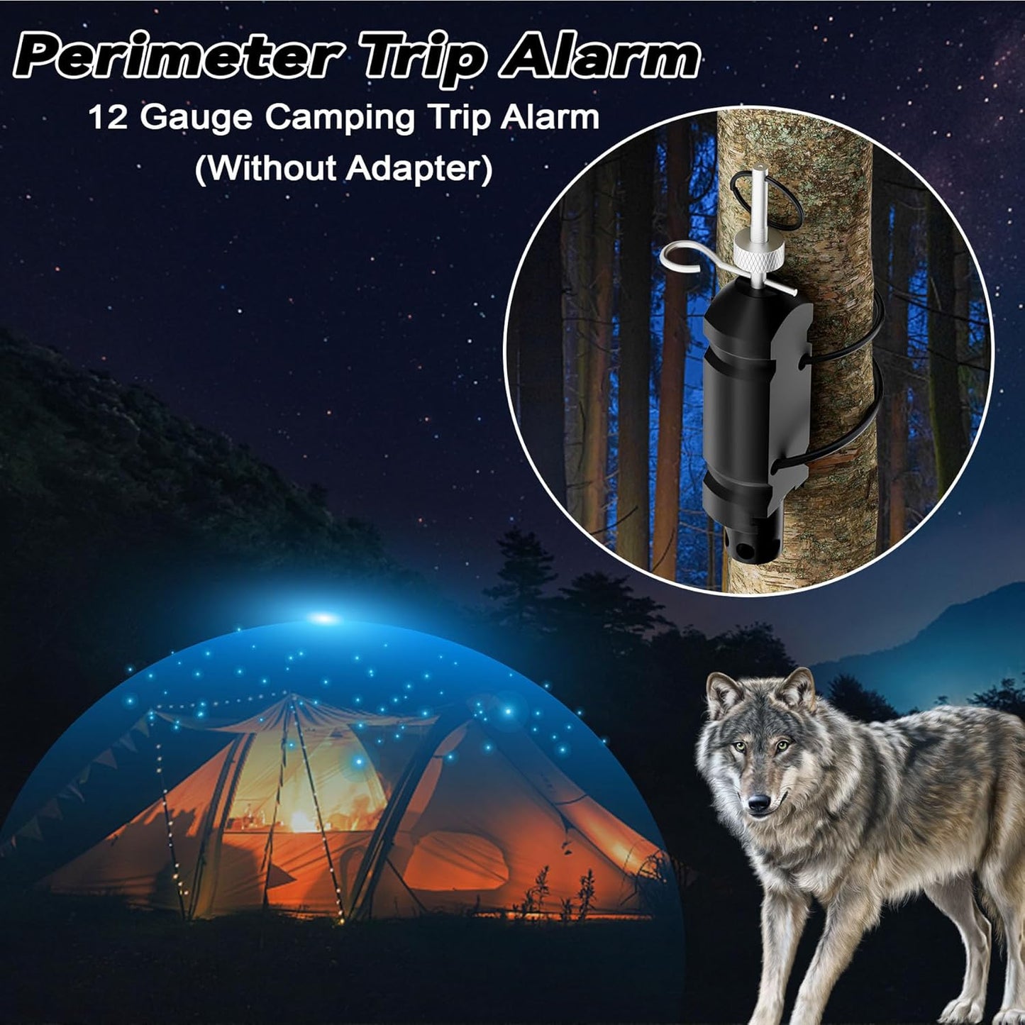 Reusable Camping Trip Wire Awareness Tool for Safety