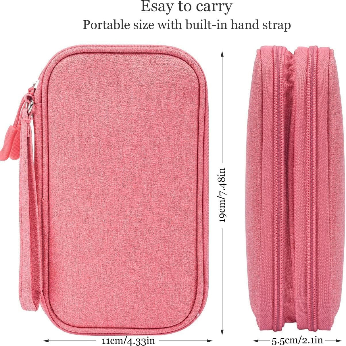 Electronic Organizer Travel USB Cable Accessories Bag,Waterproof for Power Bank,Charging Cords
