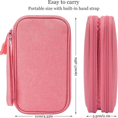 Electronic Organizer Travel USB Cable Accessories Bag,Waterproof for Power Bank,Charging Cords