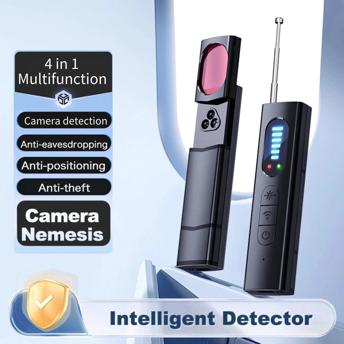 New Lightweight Anti-Spy Signal Detector Audio Bug Finder Scanner Tracker