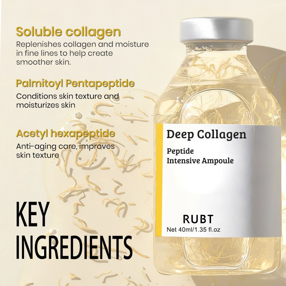 Silk collagen peptide ampoule syringe essence repair liquid