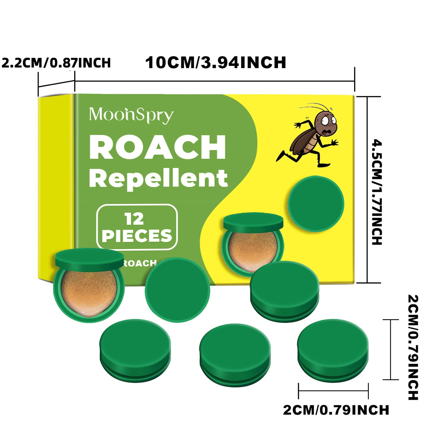 Cockroach Gel & Spray Roach Killer Repellent for Indoor & Outdoor Use