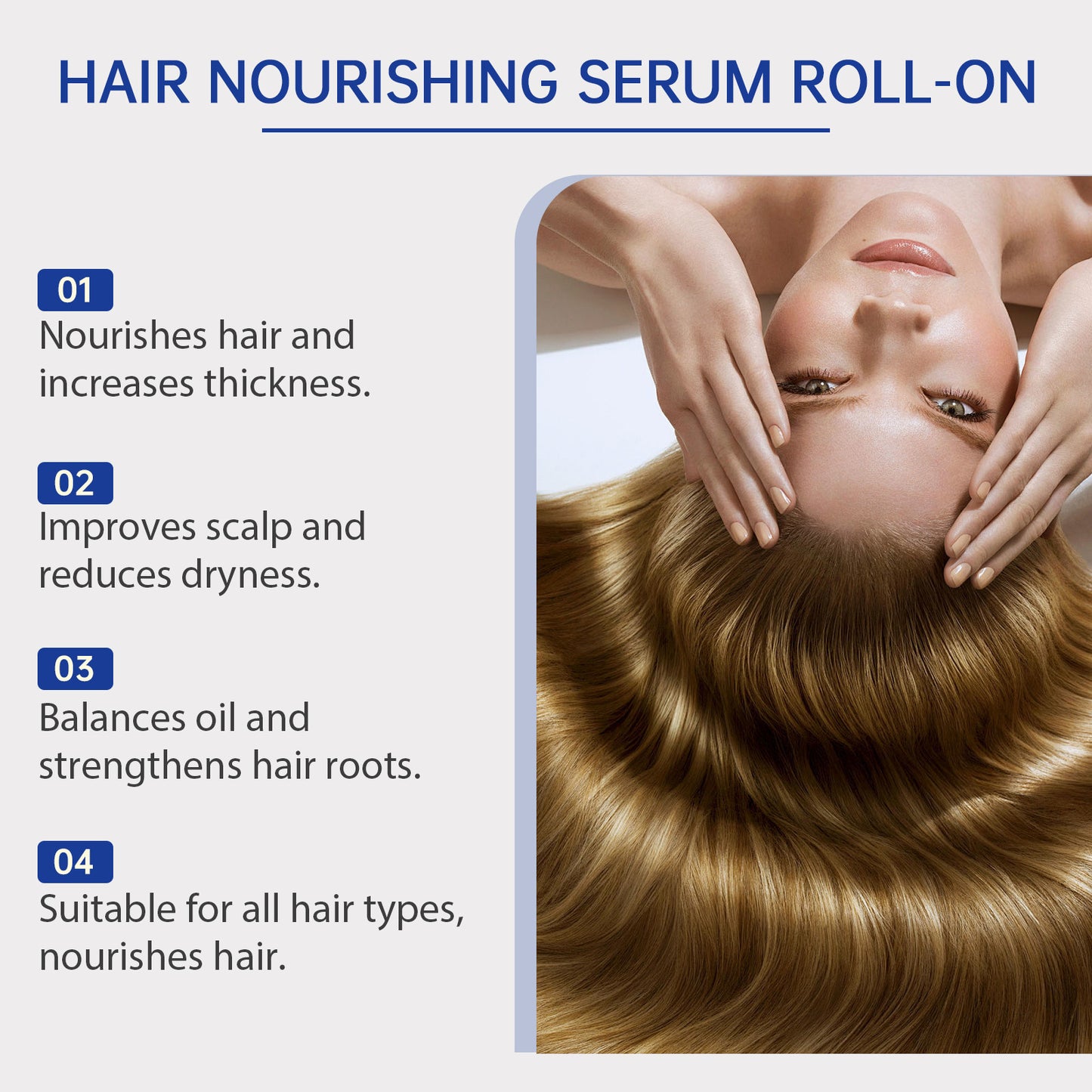 Be - Body'Wise 3%-Rosemary 3%-RedensyI & 2%-Anagaln Hair & Beard Growth Serum (Roll On)