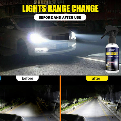60ml Car Headlight Restoration Kit Repair Fluid For Yellowing Scratches