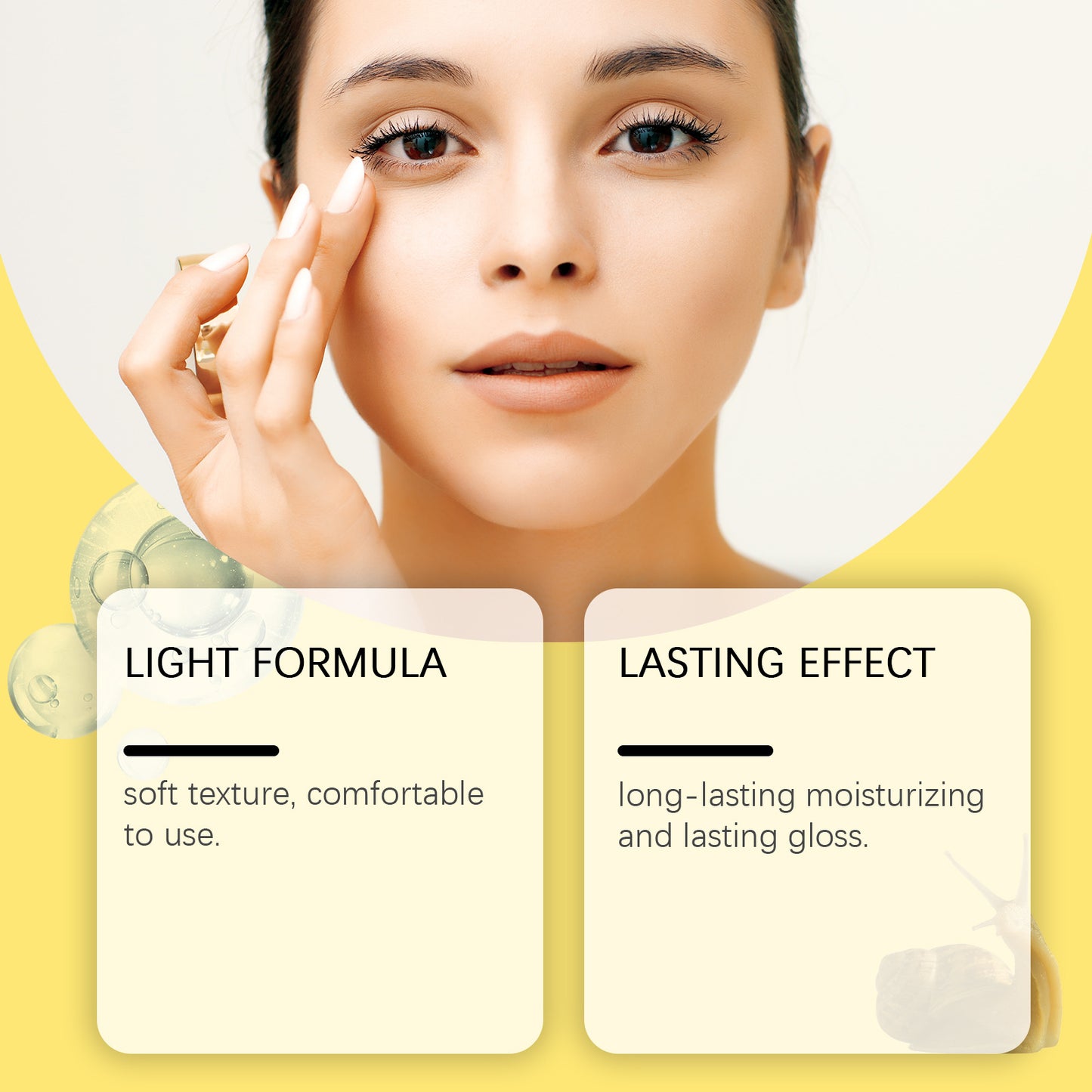 60Parches Snail Secretion Eye Mask - Reduces Fine Lines, Hydrates, Moisturizes, and Nourishes the Delicate Skin
