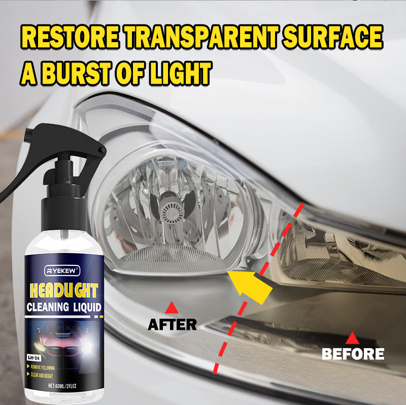 60ml Car Headlight Restoration Kit Repair Fluid For Yellowing Scratches