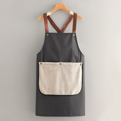 Apron with Towel Attached,Cross Back Apron with Pockets for Women and Men