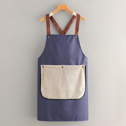 Apron with Towel Attached,Cross Back Apron with Pockets for Women and Men
