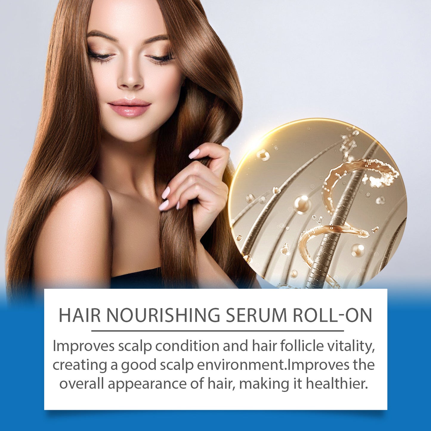 Be - Body'Wise 3%-Rosemary 3%-RedensyI & 2%-Anagaln Hair & Beard Growth Serum (Roll On)