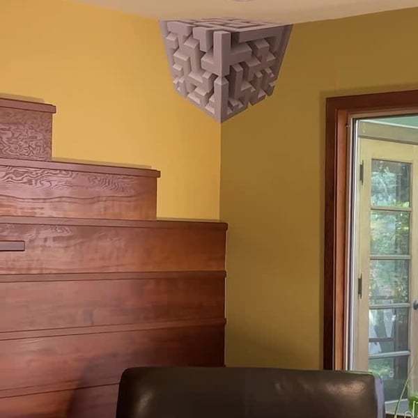 3D Optical Illusion Corner Wall Decal Impossible Corners – Wall Art That Reshapes Reality