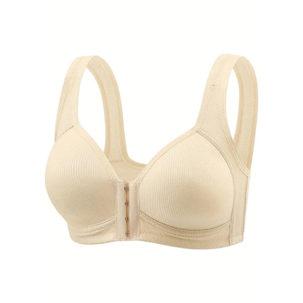 Wireless Bra for Women Plus Size Full Coverage Soft Cup Wide Strap Lift Support Bra