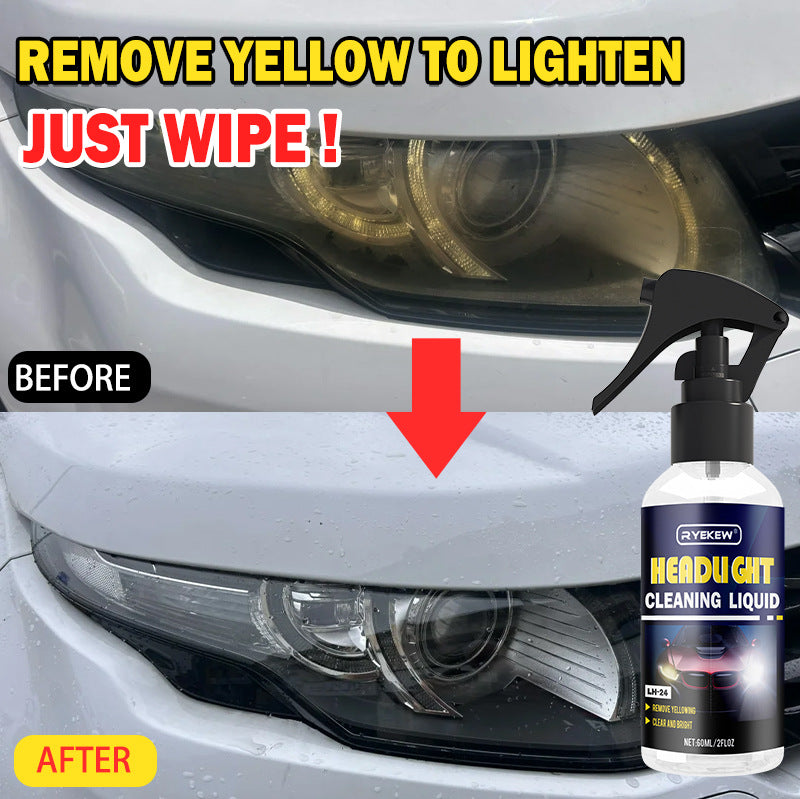 60ml Car Headlight Restoration Kit Repair Fluid For Yellowing Scratches