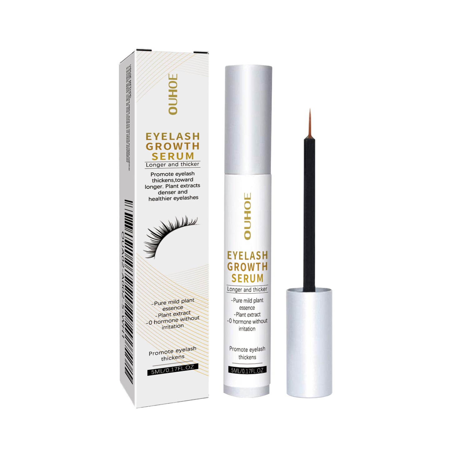 Eyelash Serum: Gentle, Nourishing For Longer, Thicker, Darker Lashes - Enhances Curl & Strength