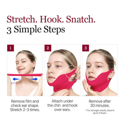 Collagen V line lifting Mask 4PCS Slimming Firming Moisturizing Skincare Face Mask