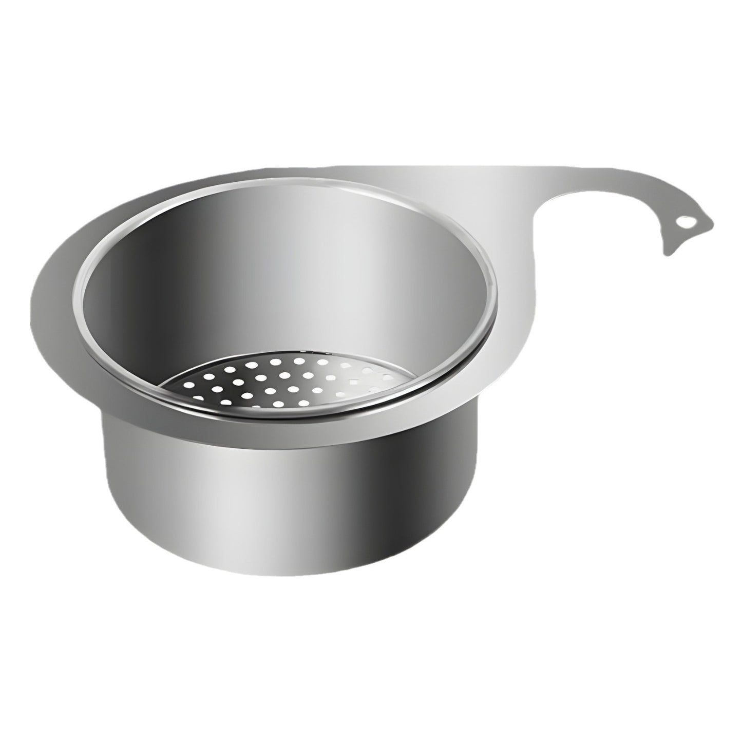Stainless Steel Swan Sink Strainer Basket, Multifunction Kitchen Drain Basket
