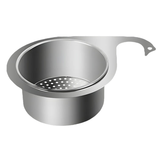 Stainless Steel Swan Sink Strainer Basket, Multifunction Kitchen Drain Basket