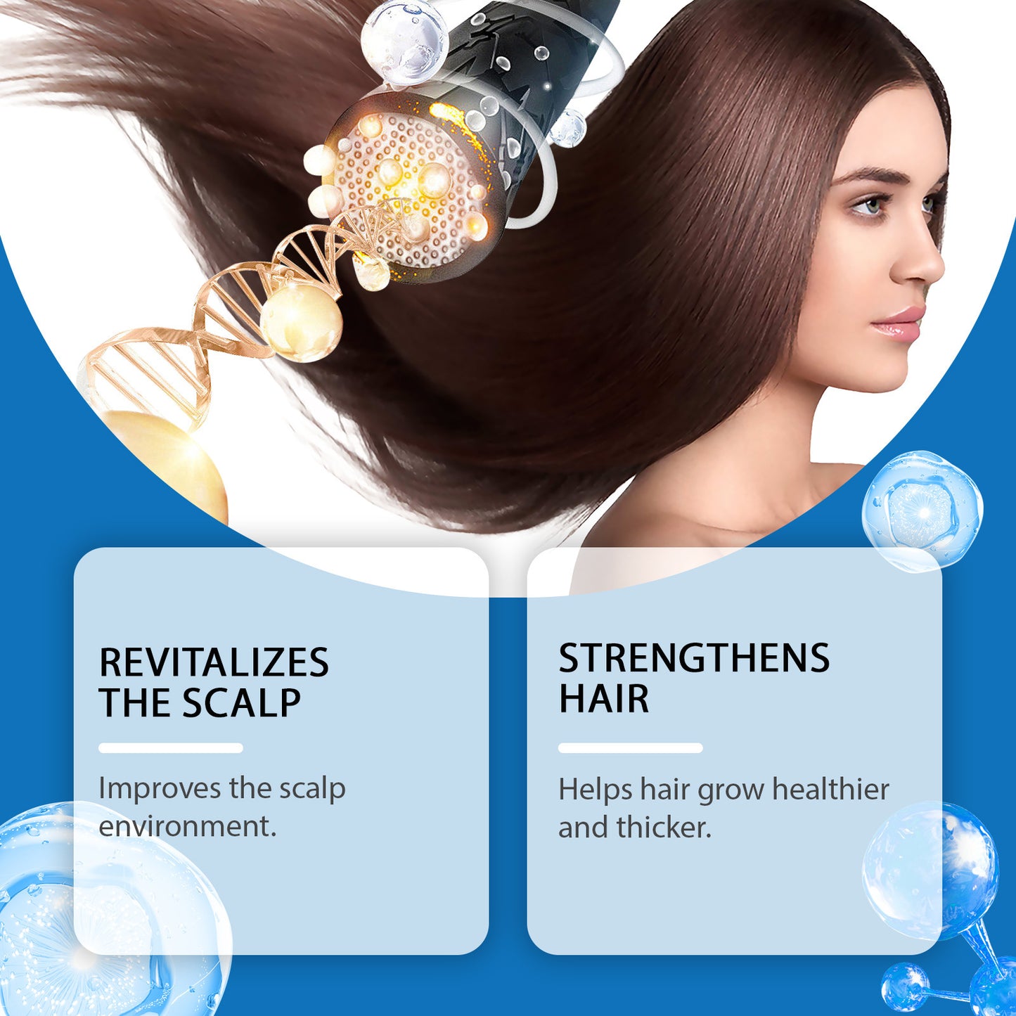 Be - Body'Wise 3%-Rosemary 3%-RedensyI & 2%-Anagaln Hair & Beard Growth Serum (Roll On)
