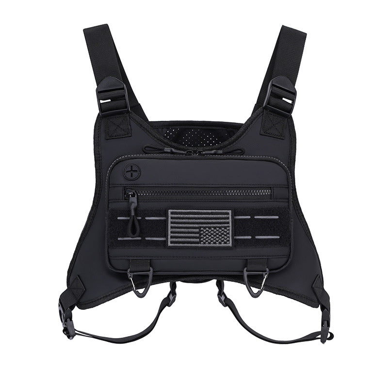 Breathable Sports Chest Bag Resistant Reflective Front Running Vest