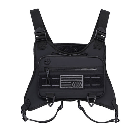 Breathable Sports Chest Bag Resistant Reflective Front Running Vest