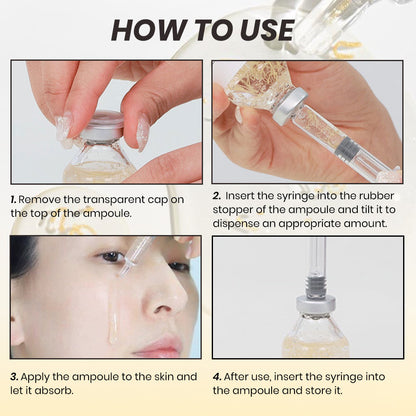 Silk collagen peptide ampoule syringe essence repair liquid
