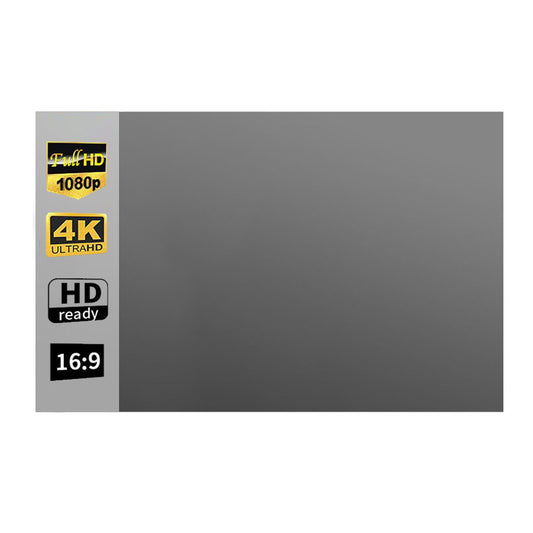 72" 80" 100" 120"Foldable Projection Screen Wrinkle Free Home Theater Movie Screen（16：9）