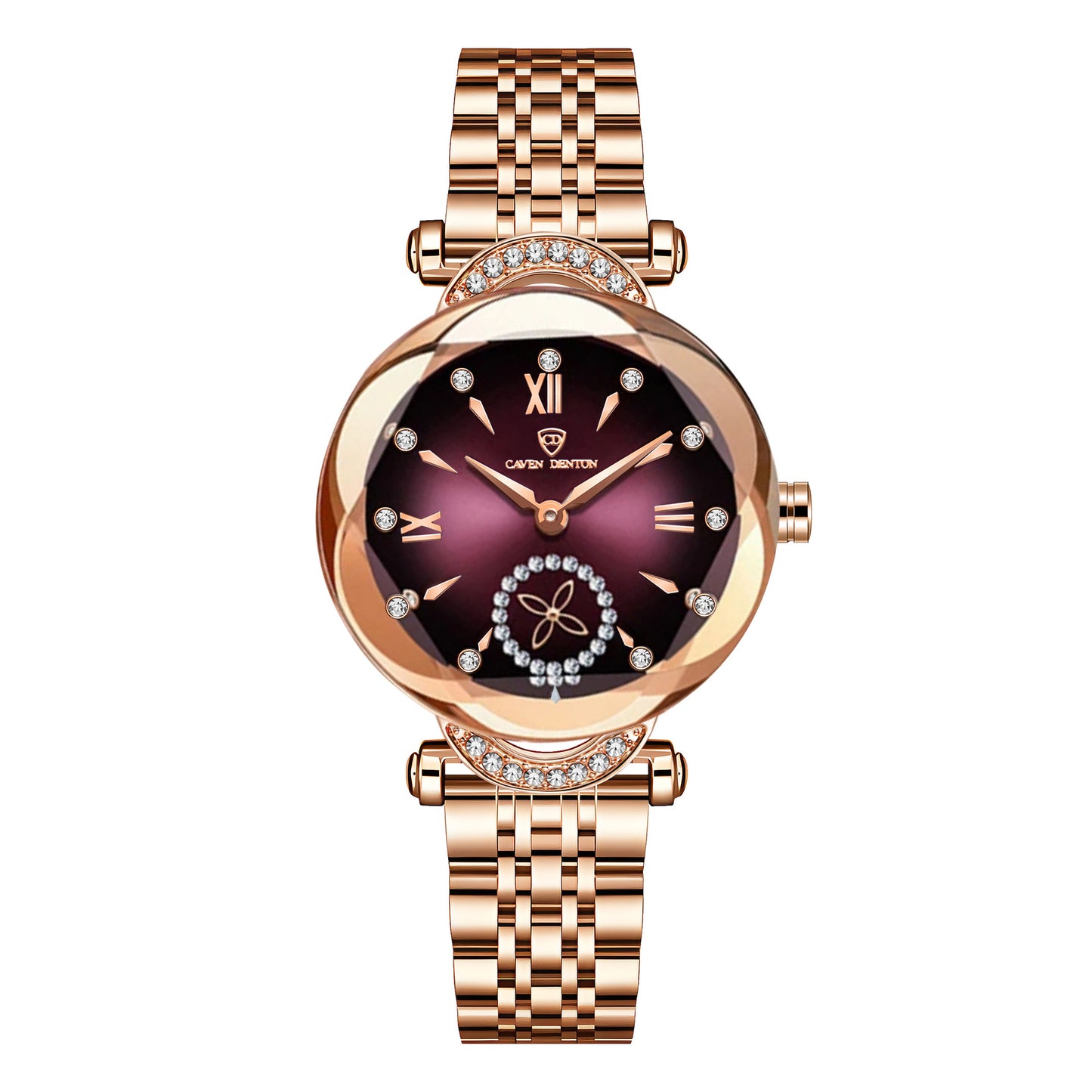 Four-leaf Clover Second Hand Women's Quartz Watch