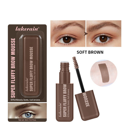 Volumizing Eyebrow Mousse with a Velvety, Natural, and Smooth Texture; Long-lasting Eyebrow gel