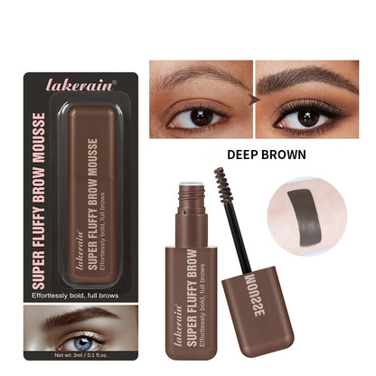 Volumizing Eyebrow Mousse with a Velvety, Natural, and Smooth Texture; Long-lasting Eyebrow gel