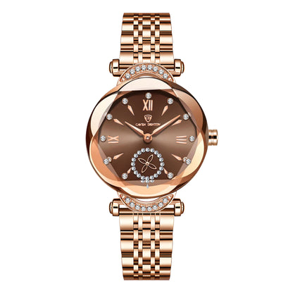 Four-leaf Clover Second Hand Women's Quartz Watch