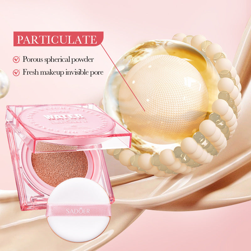 Glow Cushion Foundation Makeup,Long-Lasting, Double Coverage, Cleanbeauty