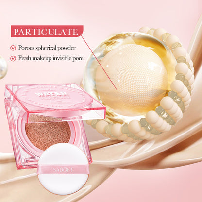 Glow Cushion Foundation Makeup,Long-Lasting, Double Coverage, Cleanbeauty