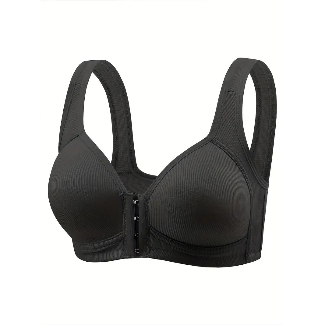 Wireless Bra for Women Plus Size Full Coverage Soft Cup Wide Strap Lift Support Bra