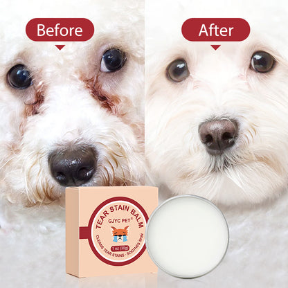 Pet Tear Stain Remover Balm - Natural Plant-Based Eye Care for Dogs and Cats