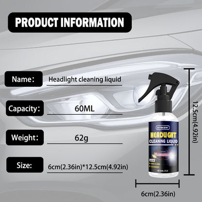 60ml Car Headlight Restoration Kit Repair Fluid For Yellowing Scratches