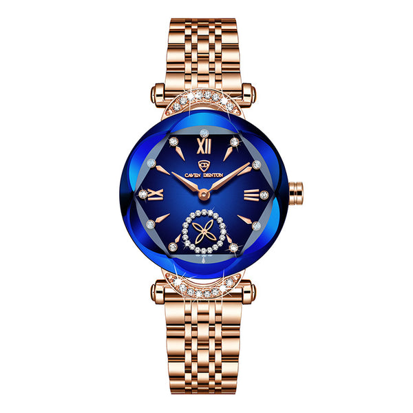 Four-leaf Clover Second Hand Women's Quartz Watch