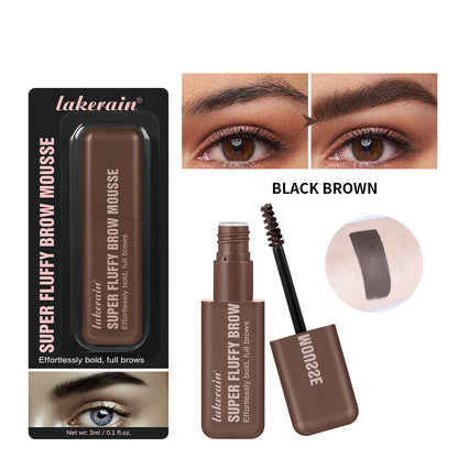 Volumizing Eyebrow Mousse with a Velvety, Natural, and Smooth Texture; Long-lasting Eyebrow gel