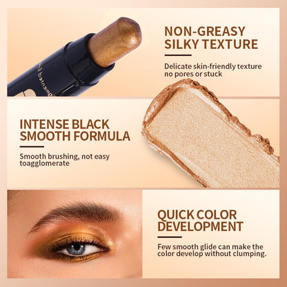 6pcs Glitter Eyeshadow Stick Set Waterproof Metallic
