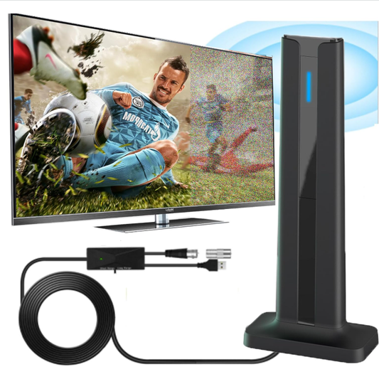 Digital TV Antenna for Smart TV Indoor with 360° Long Range Reception