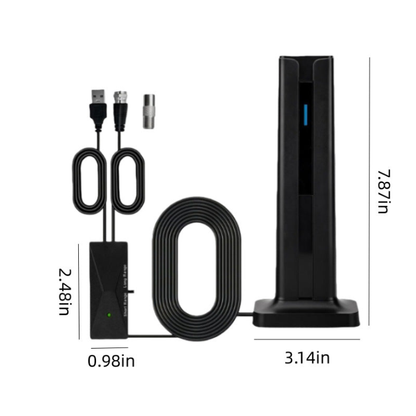 Digital TV Antenna for Smart TV Indoor with 360° Long Range Reception