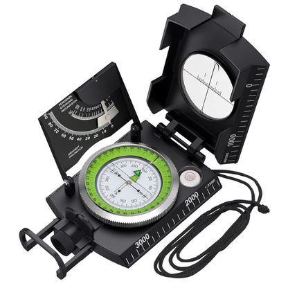 Compass Hiking Survival - Lensatic Sighting Compass for Camping Navigation