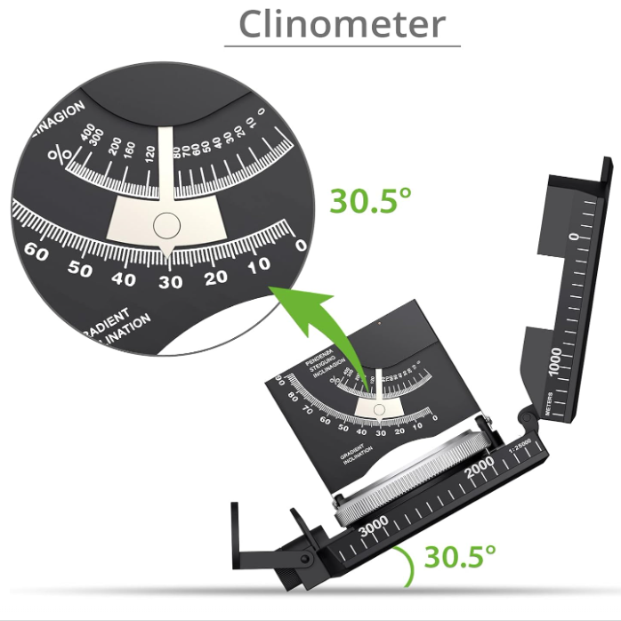 Compass Hiking Survival - Lensatic Sighting Compass for Camping Navigation