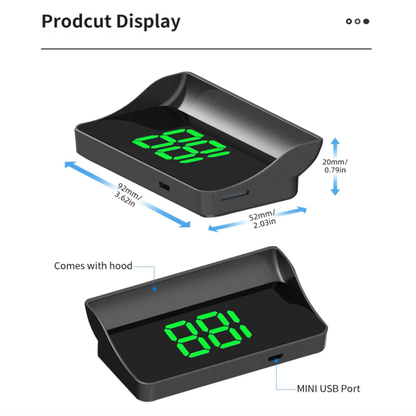 Head Up Display Auto GPS Twin Projector for Car  Speedometer Electronic Accessories