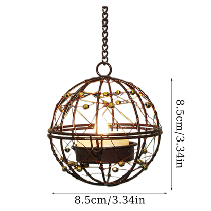 Solar Tea Lights Outdoor Waterproof Hanging Lanterns