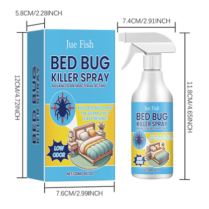 Bed Bug Killer Spray, Fast Acting Solution -Non-Toxic for Kids & Pets, Zero Cleanup Needed