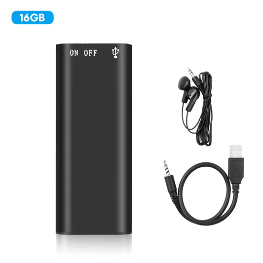 Mini Spy Hidden Audio Recorder Voice Activated Office Listening Device 16GB
