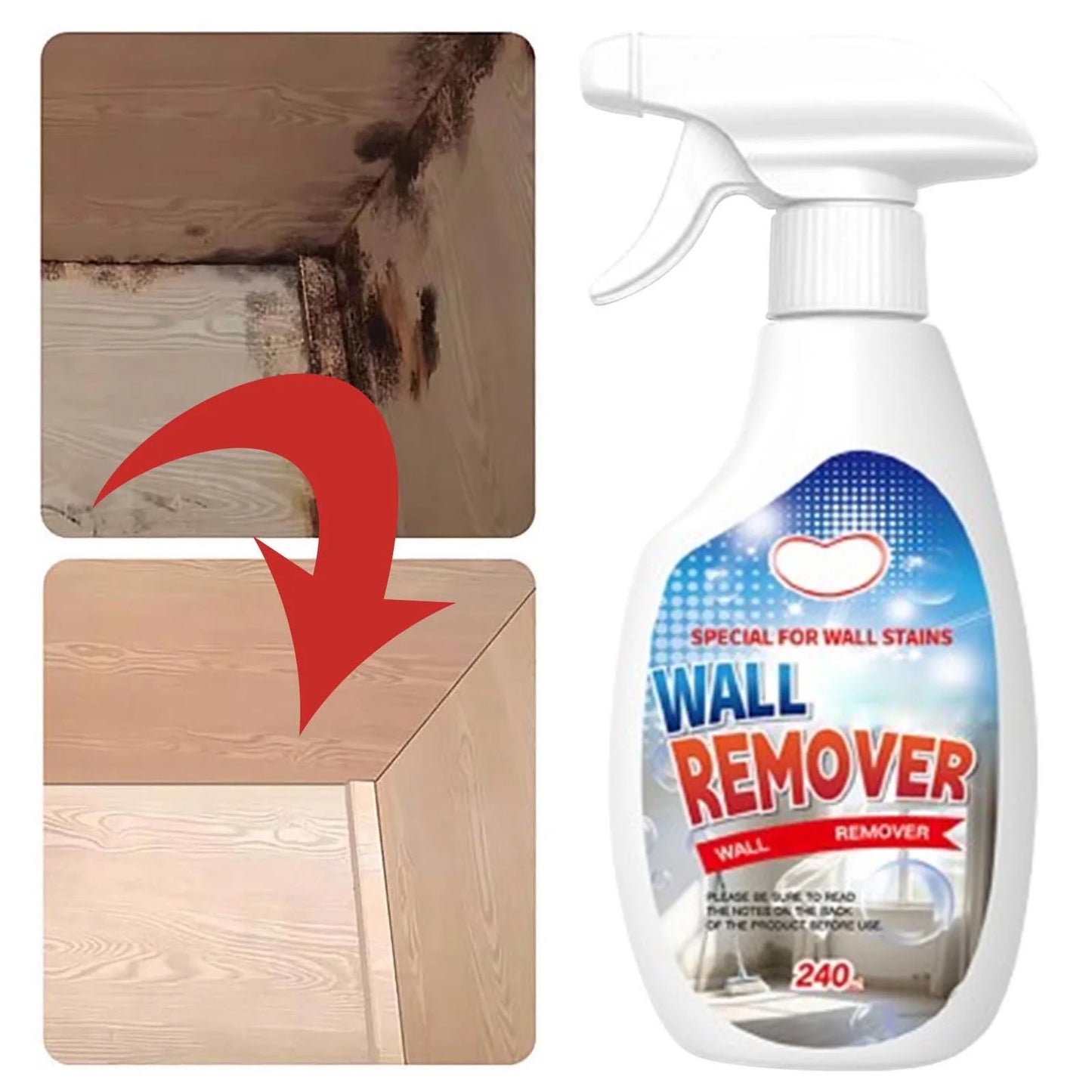 Anti-Mould Spray Interior Wall, Powerful Anti-Mould Spray for Home and Kitchen