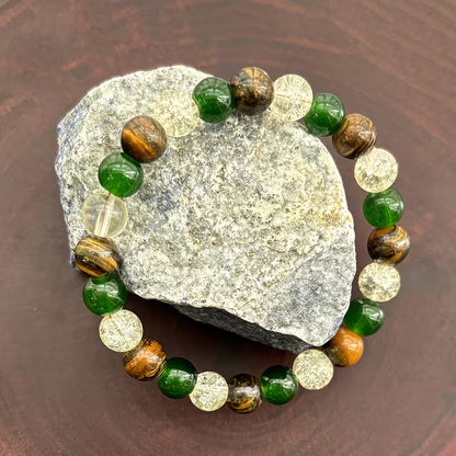 Success & Strength Bracelet - Positive Gift for Career, Luck Wristband for & Personal Achievement