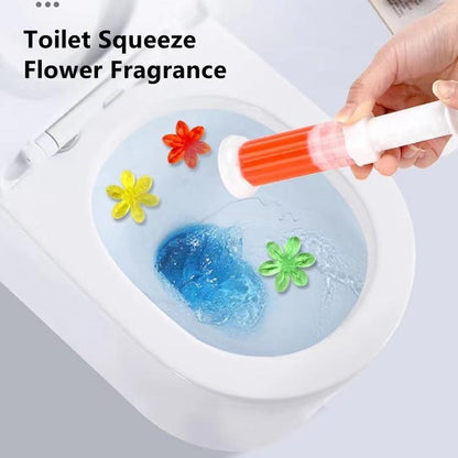 42 Flowers Toilet Gel Stamp 3-Pack Set for Household Scented Home Cleaning