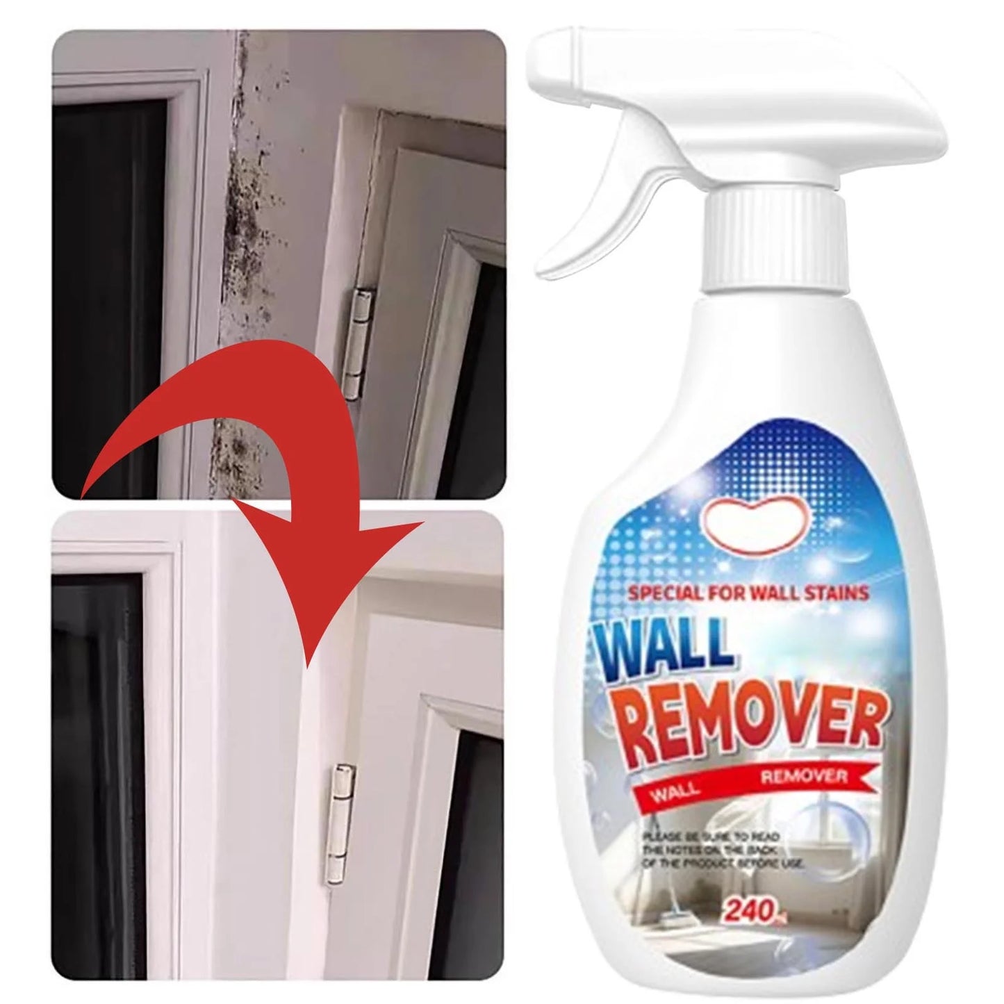 Anti-Mould Spray Interior Wall, Powerful Anti-Mould Spray for Home and Kitchen
